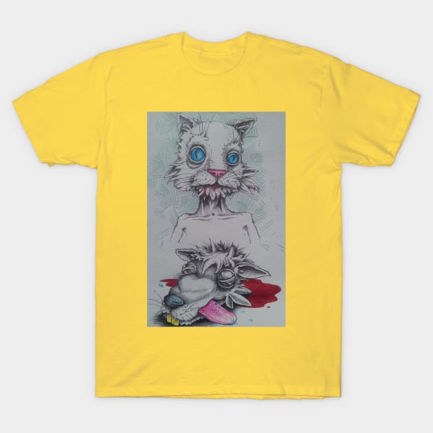 Cat T-Shirt by Dimedrolisimys